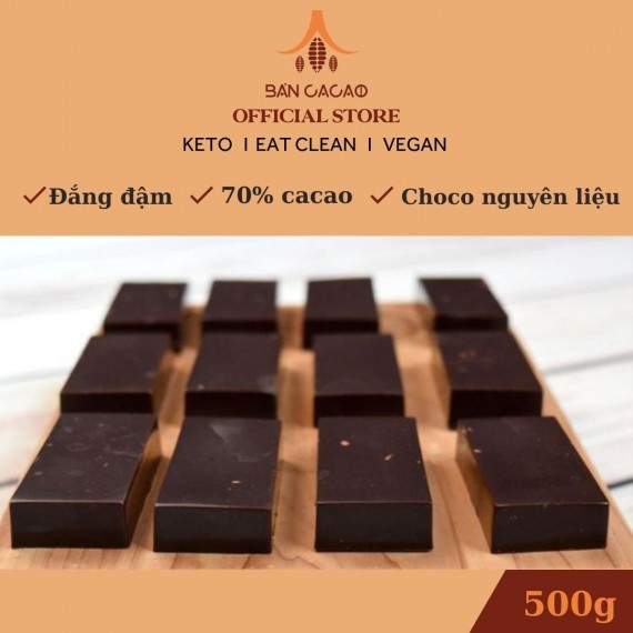 Chocolate 70% - Chocolate nguyên liệu