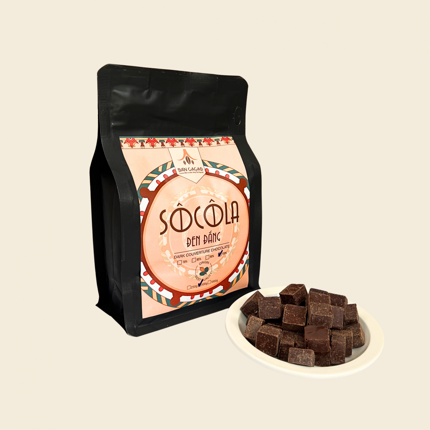 Socola đen 100% Ban Cacao