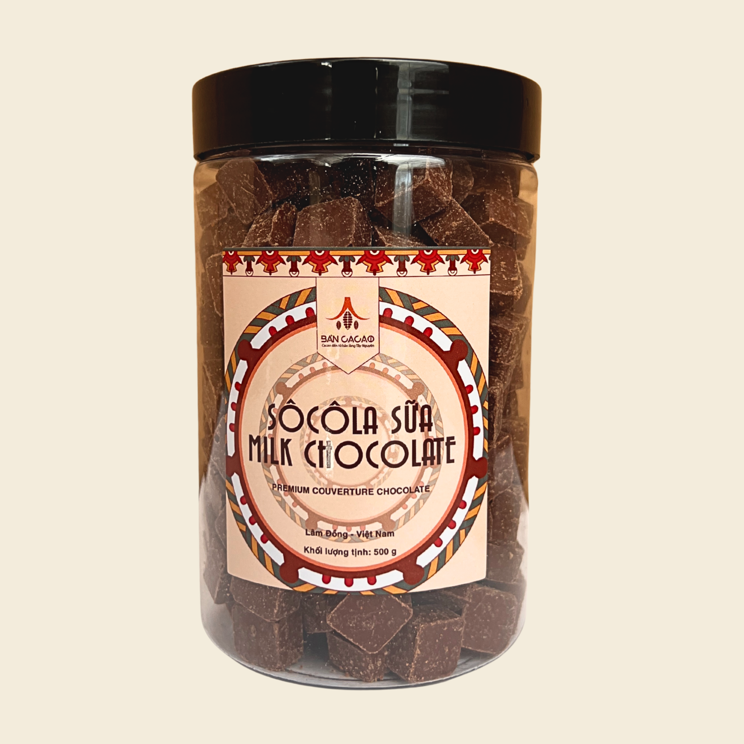 Sô cô la sữa 50%  Hộp 500g