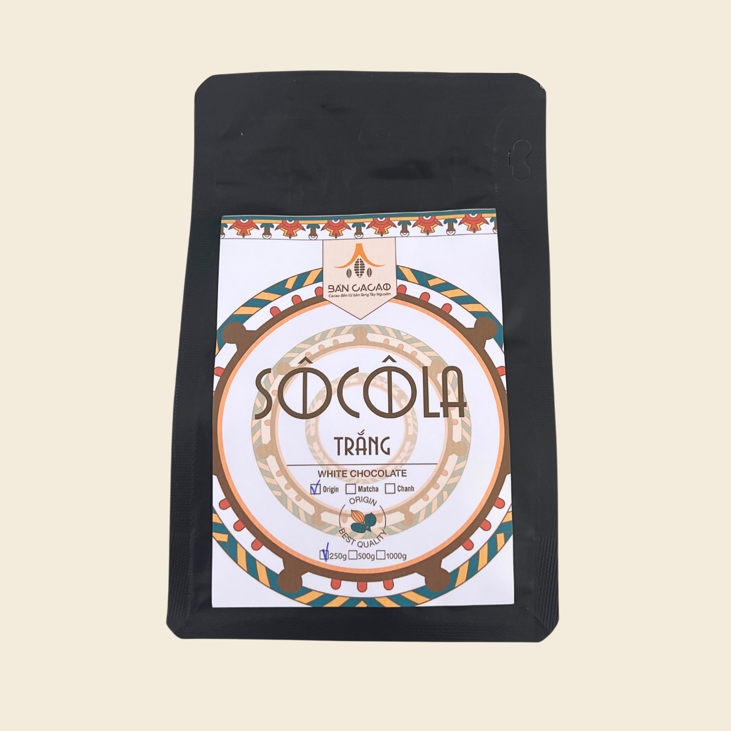 Sô cô la Trắng Túi 500g