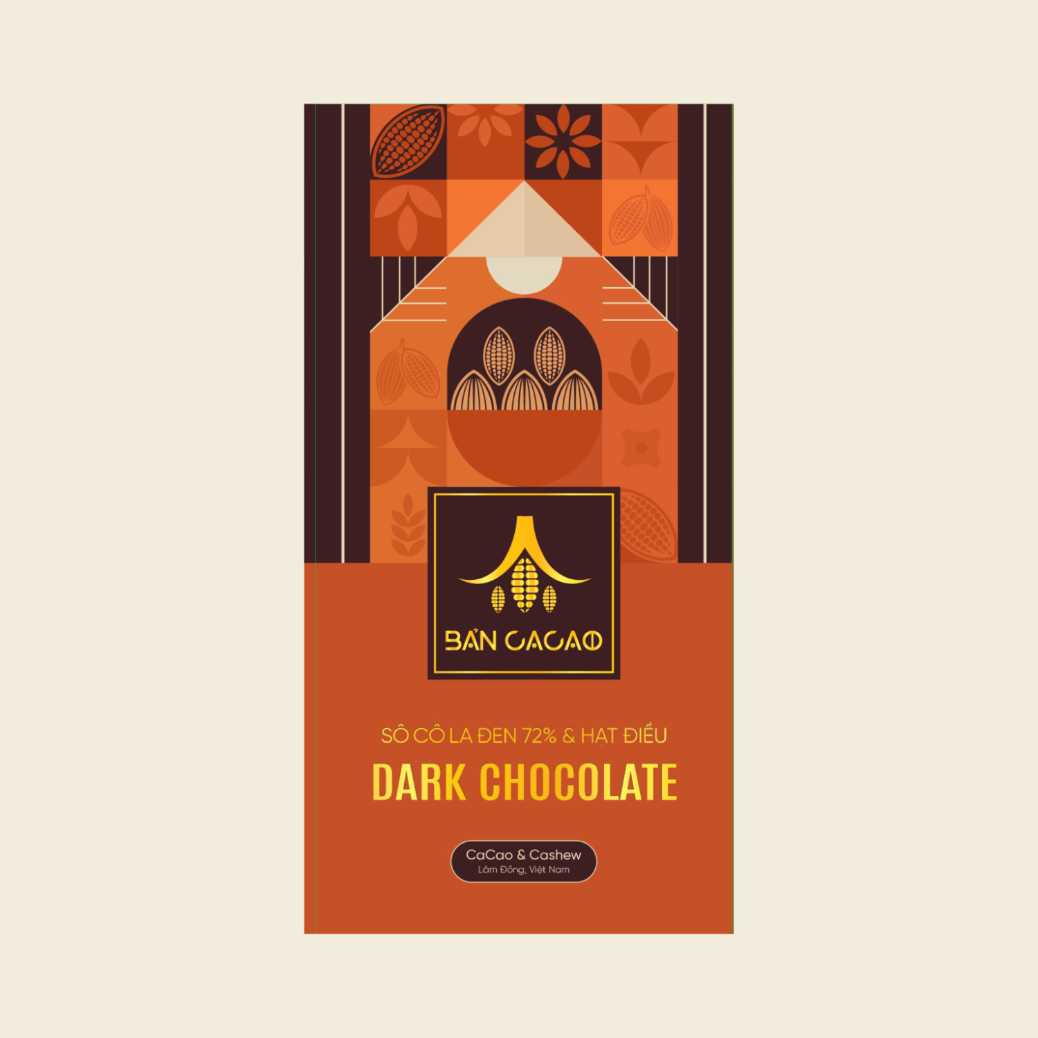 Thanh Socola đen 72% & Điều