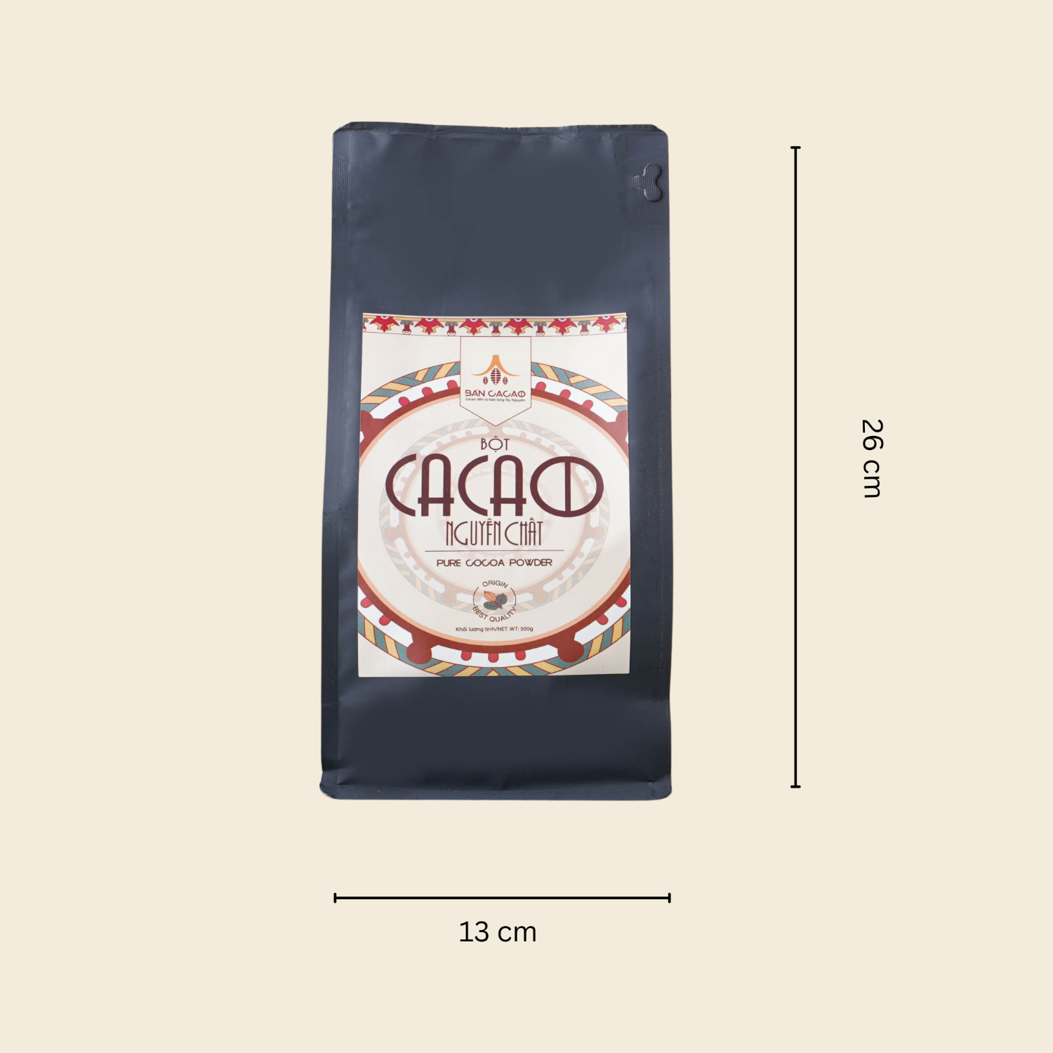 Bột cacao nguyên chất - Túi 500g