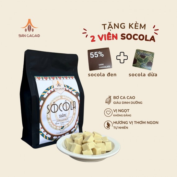 Sô cô la Trắng Túi 500g